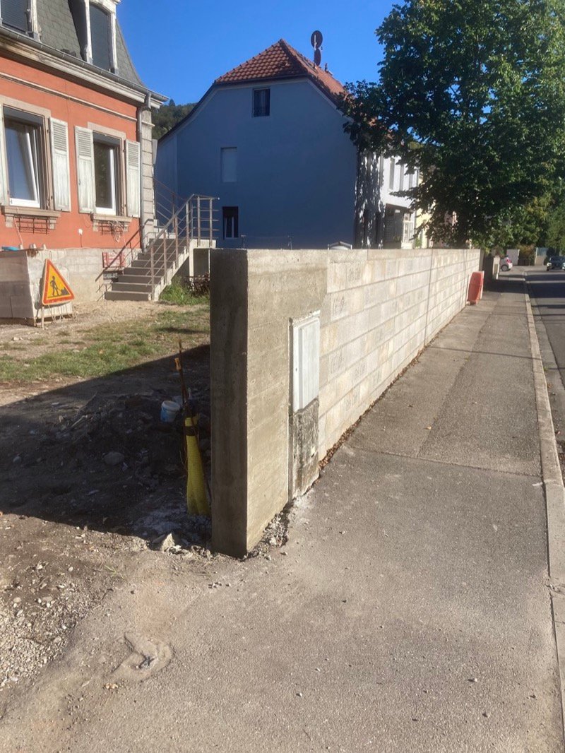 Chantier 01 — travaux de maçonnerie
